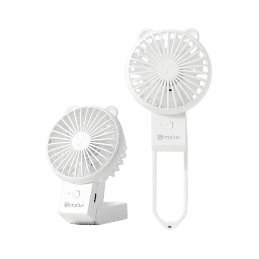 Simplus Mini Fan Lipat Portabel White 1pcs