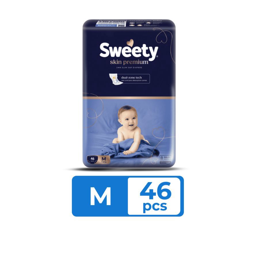 Sweety Skin Premium Pants Diapers M46 1pack