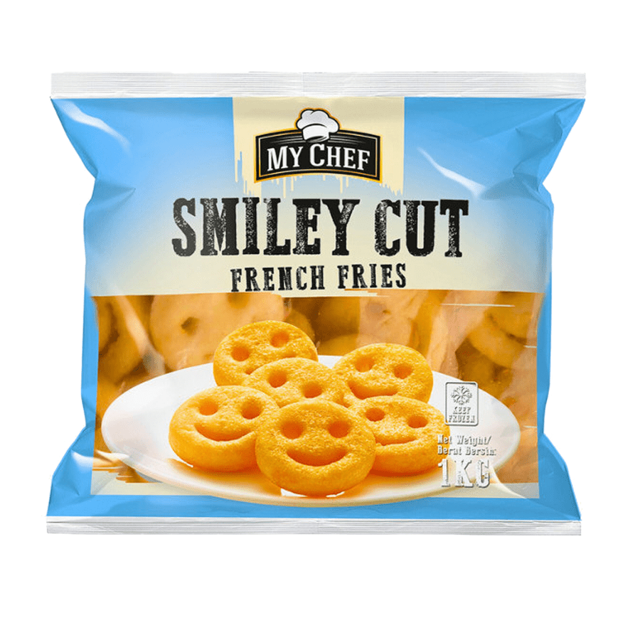 My Chef Smiley Cut French Fries 1000gram
