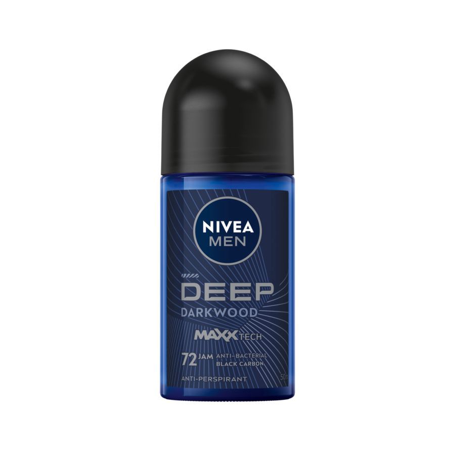Nivea Men Deep Darkwood Deodorant Roll On 50ml
