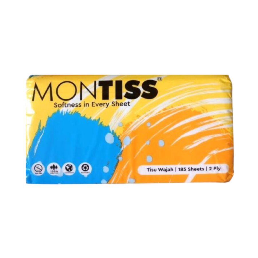 Montiss Tisu Wajah 185sheets