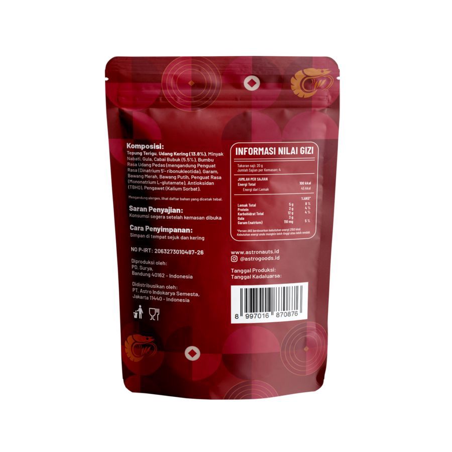 Sumpia Udang Bakar Pedas Astro Goods 70gram