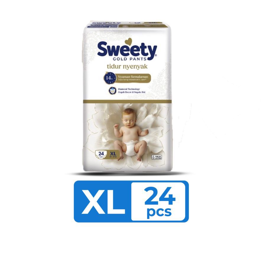 Sweety Gold Pants Diapers XL24 1pack