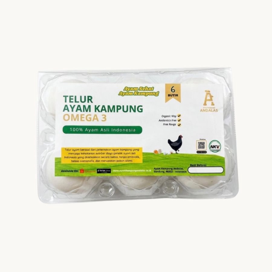 Telur Ayam Kampung Omega 6butir