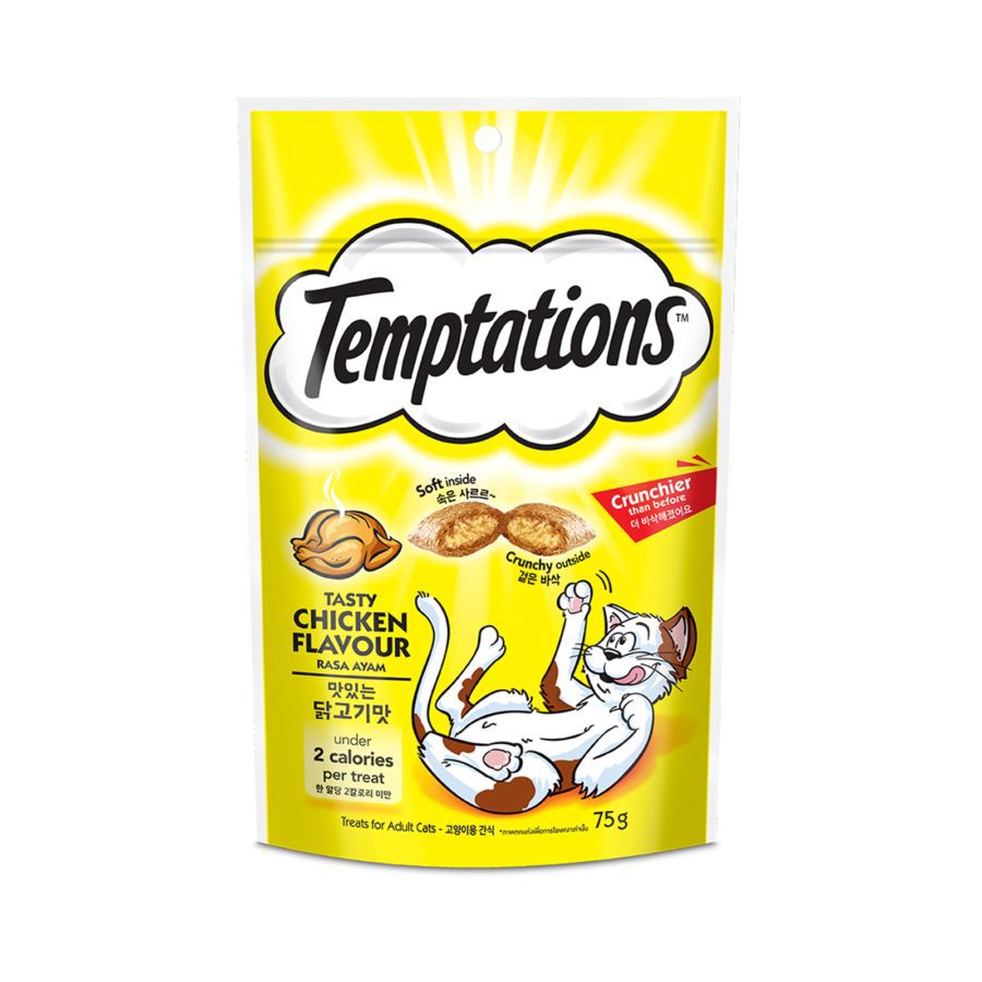 Temptations Tasty Chicken Adult Cat Treats 75gram
