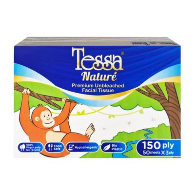 Tessa Nature Facial Tissue Travel Pack 3 Ply