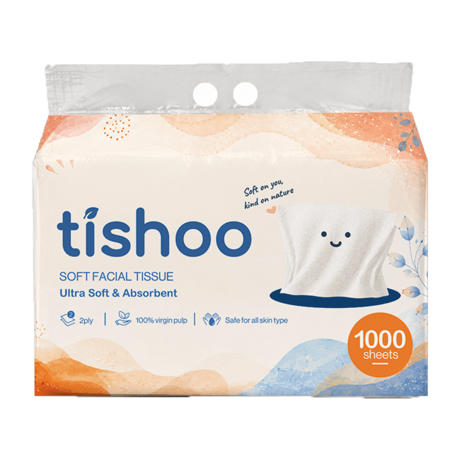 Tisu Wajah Soft Facial Tissue Tishoo