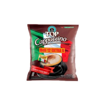Top Coffee Cappucino Kopi Bubuk 12+6 sachets x 25gr