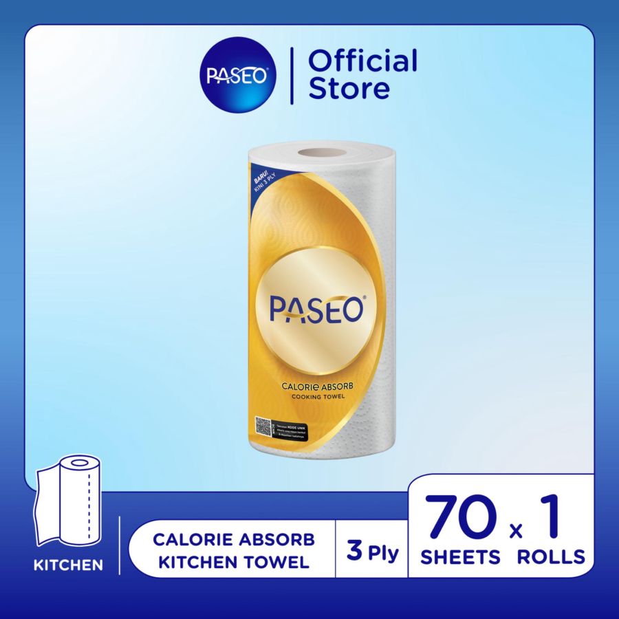 Paseo Kitchen Towel Calorie Absorb 1rolls, 70sheets