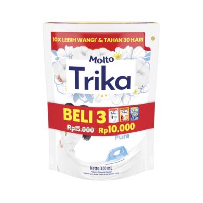 Bundle 3 Molto Trika Pelicin dan Pewangi Pakaian All Varian 300 ml