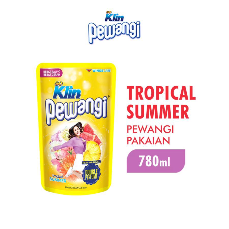 SoKlin Tropical Summer Pewangi Pakaian Pouch