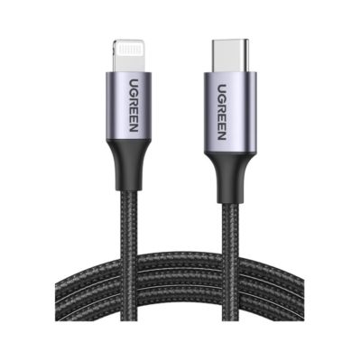 Ugreen Type C To Lightning Cable Nylon Black 1M 60759