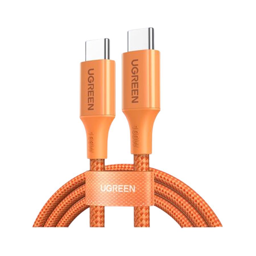 Ugreen Cable USB Type C to Type C Nylon 1 M Orange 1pcs