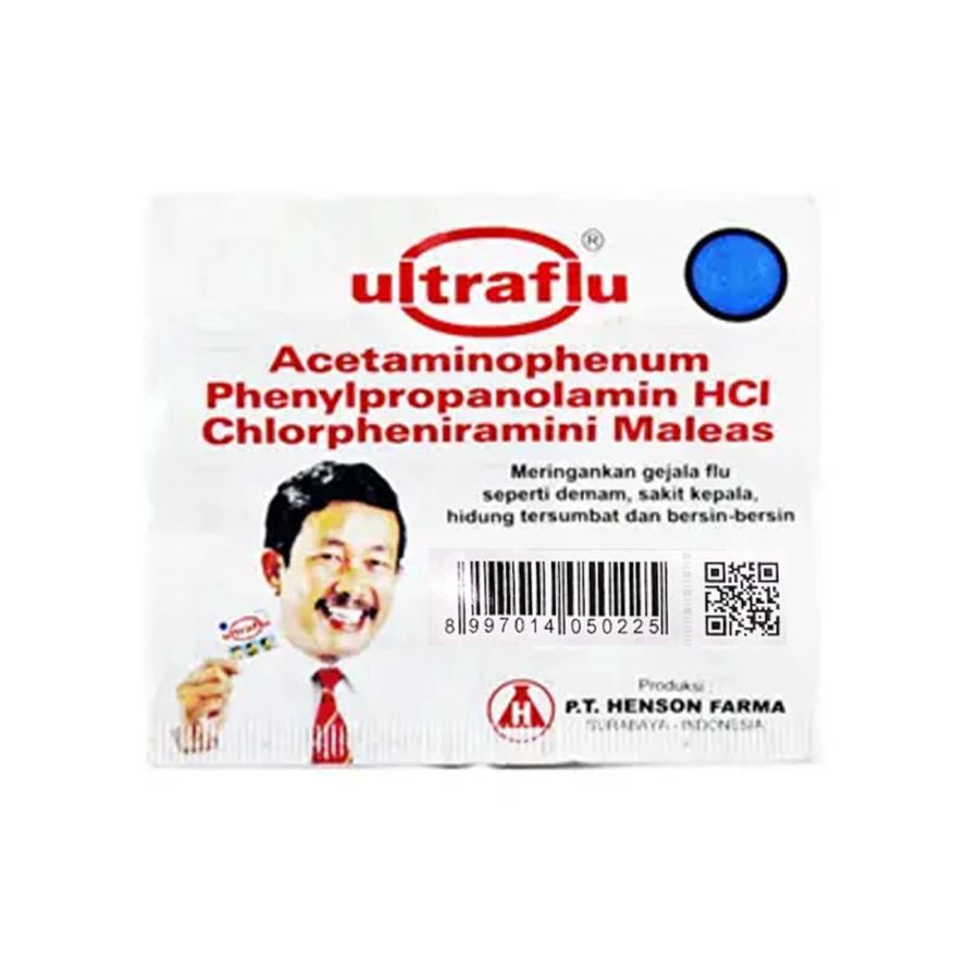 Ultraflu Obat Flu dan Demam Strip 4tablet