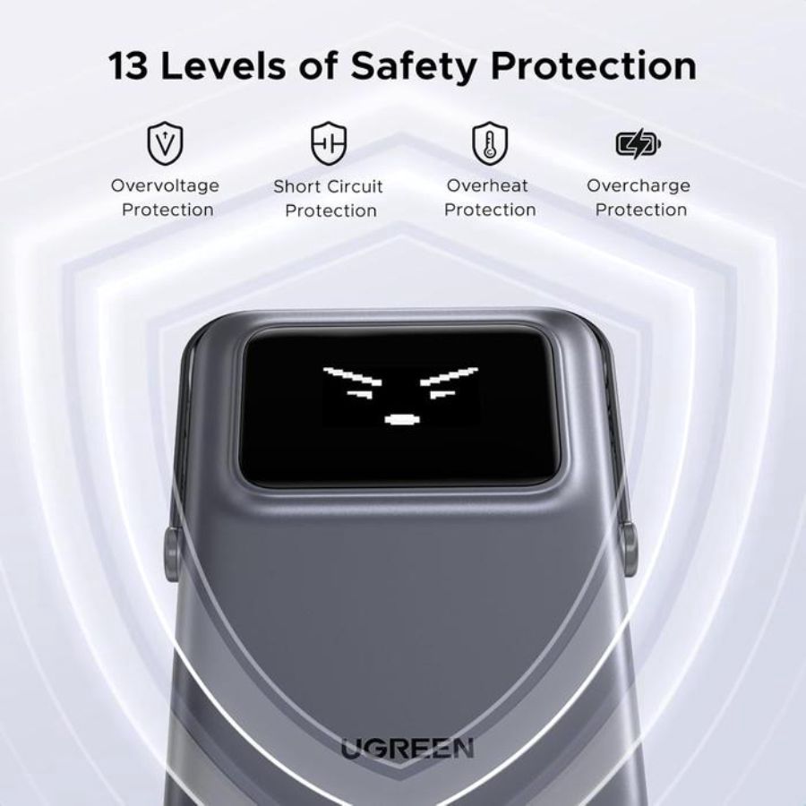 Ugreen Uno Powerbank Magsafe Cable 20W 5.000 mAh Gray 1pcs