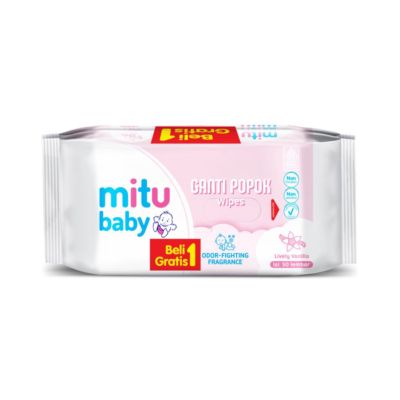 Mitu Baby Ganti Popok Wipes Lovely Vanilla Buy 1 Get 1 Tisu Basah