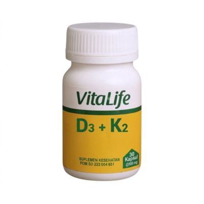 Vitalife Vitamin D3 400 IU K2 MK7