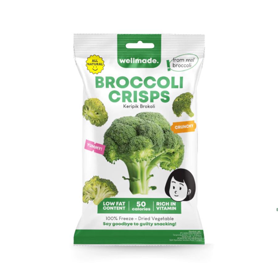 Wellmade All Natural Brocolli Chips 20gram