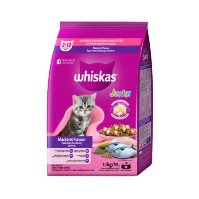 Whiskas Mackerel Junior Makanan Kucing
