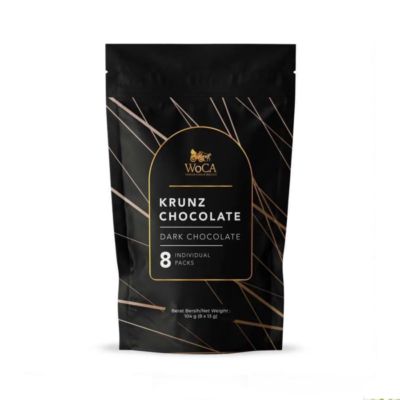 Woca Krunz Chocolate Dark Chocolate 8 Individual Packs Pouch 8pcs x 104gr
