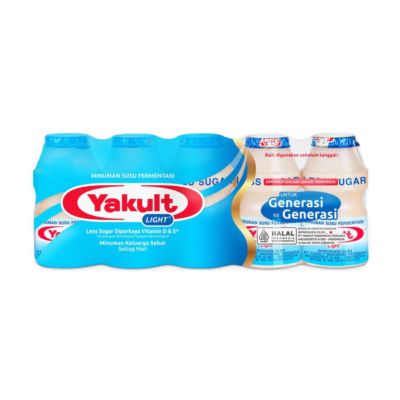 Yakult Light Less Sugar Minuman Probiotik