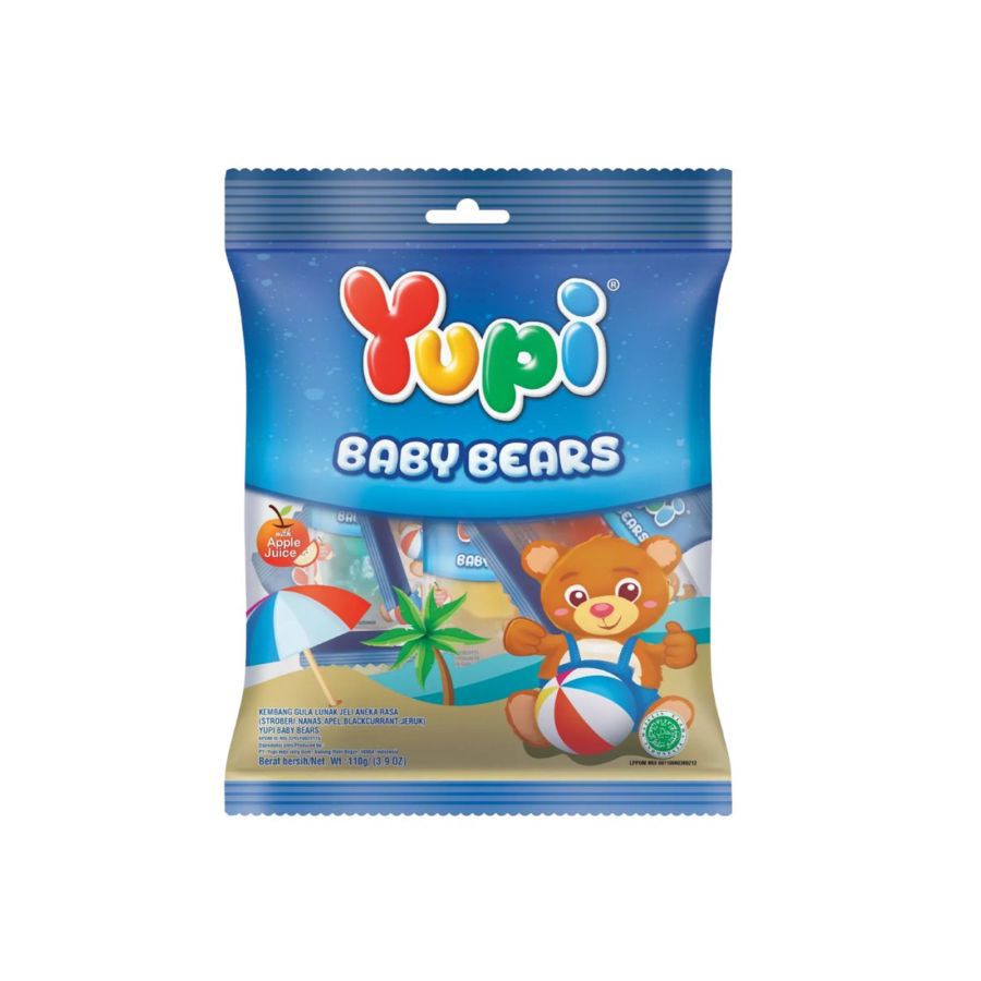 Yupi Gummy Baby Bears Permen 110gram