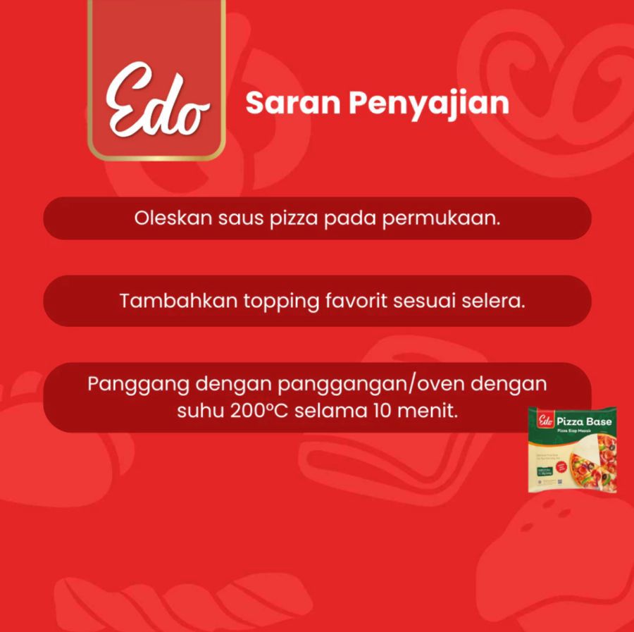 Edo Pizza Base 120gram
