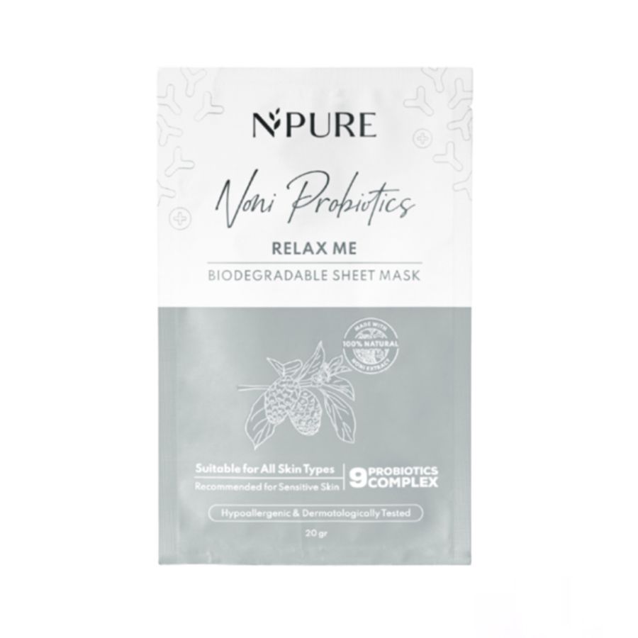 NPURE Noni Probiotics Relax Me Sheet Mask 20gram