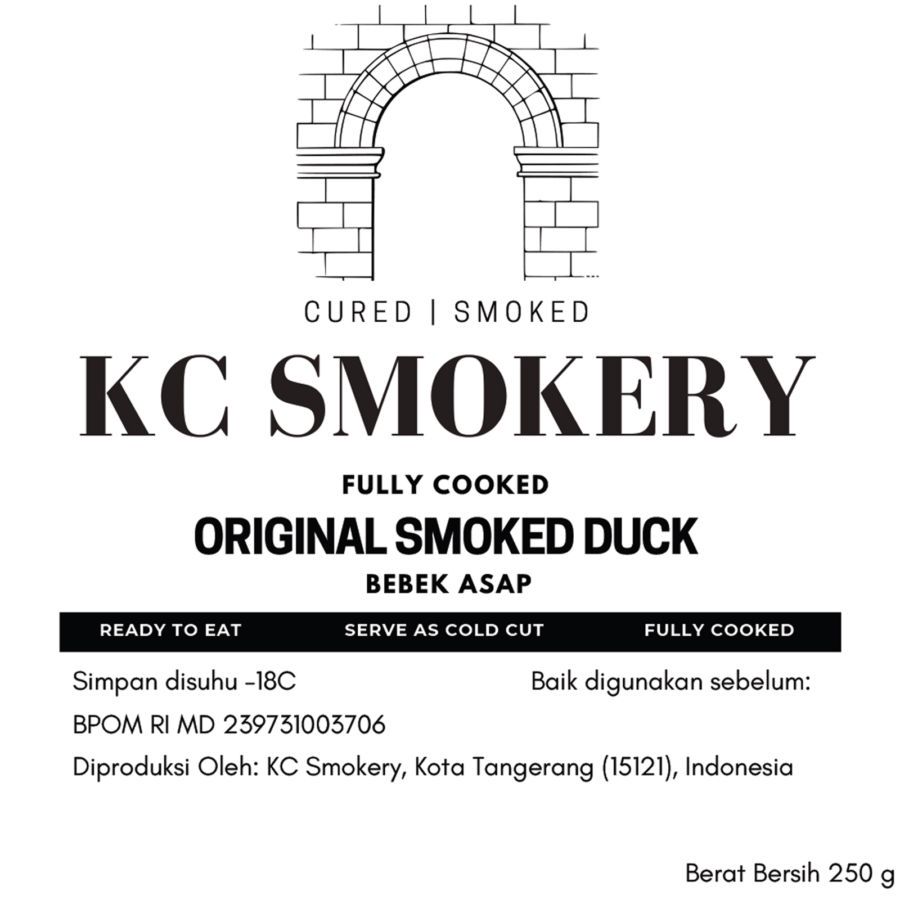 KC Original Smoked Duck 225-275gram