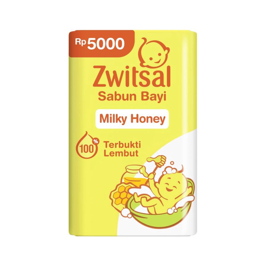 Zwitsal Baby Milk Honey Soap Bar 70gram