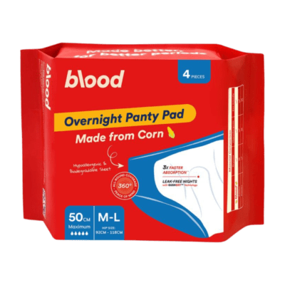 Blood Corn Overnight Panty Pad Size M-L Pembalut Kewanitaan