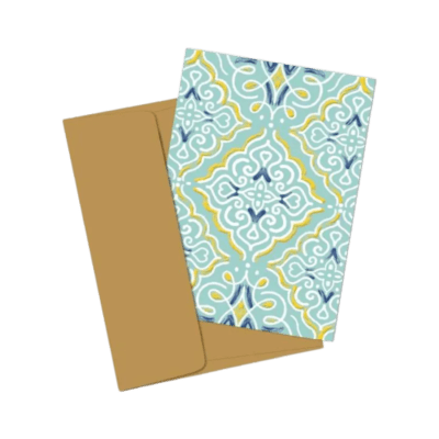 Capricorn Design Batik CL 043 8cm x 12cm Greeting Card