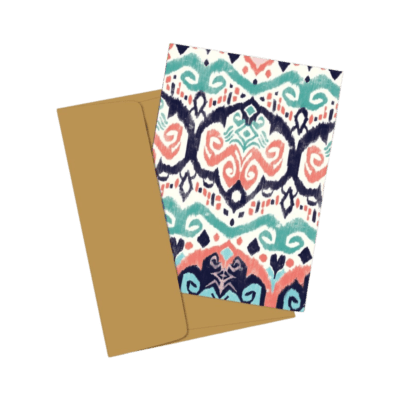 Capricorn Design Batik CL 047 8cm x 12cm Greeting Card