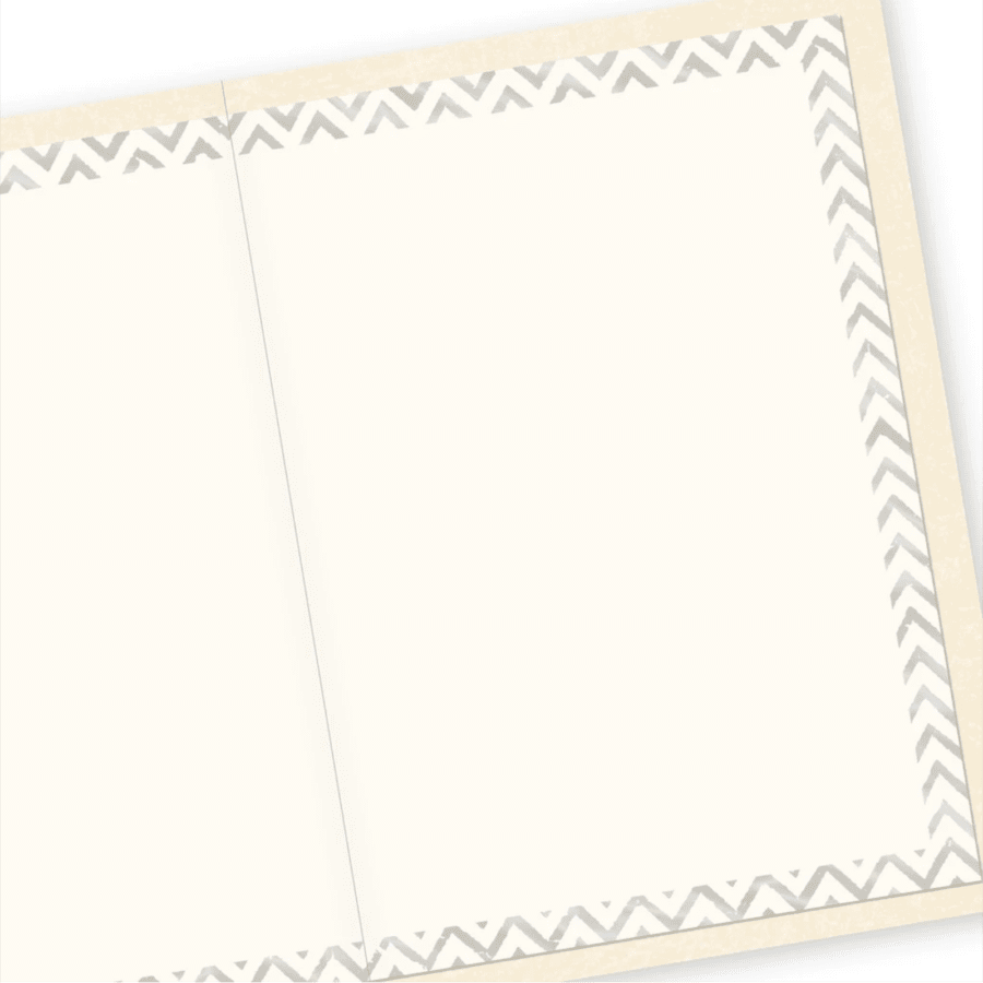 Hallmark Blank Card HAL041 13cm x 18,5cm Greeting Card