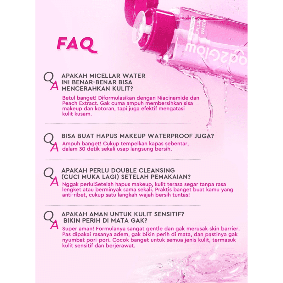 Glad2Glow Brightening Micellar Water 300ml