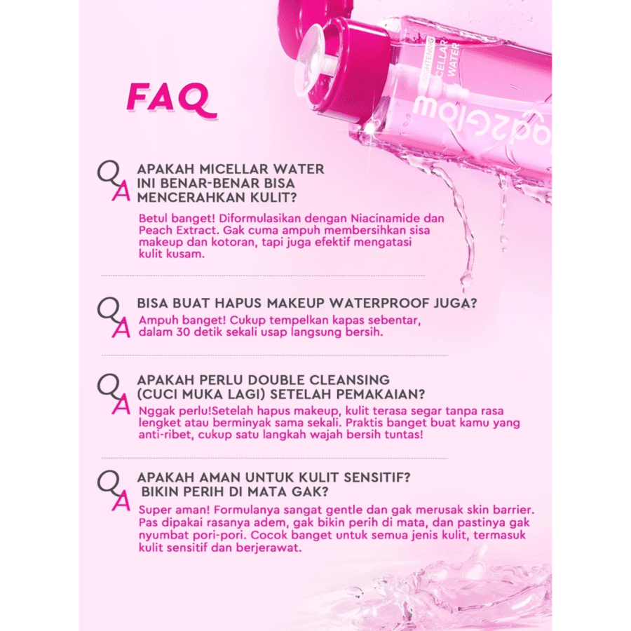 Glad2Glow Brightening Micellar Water 130ml