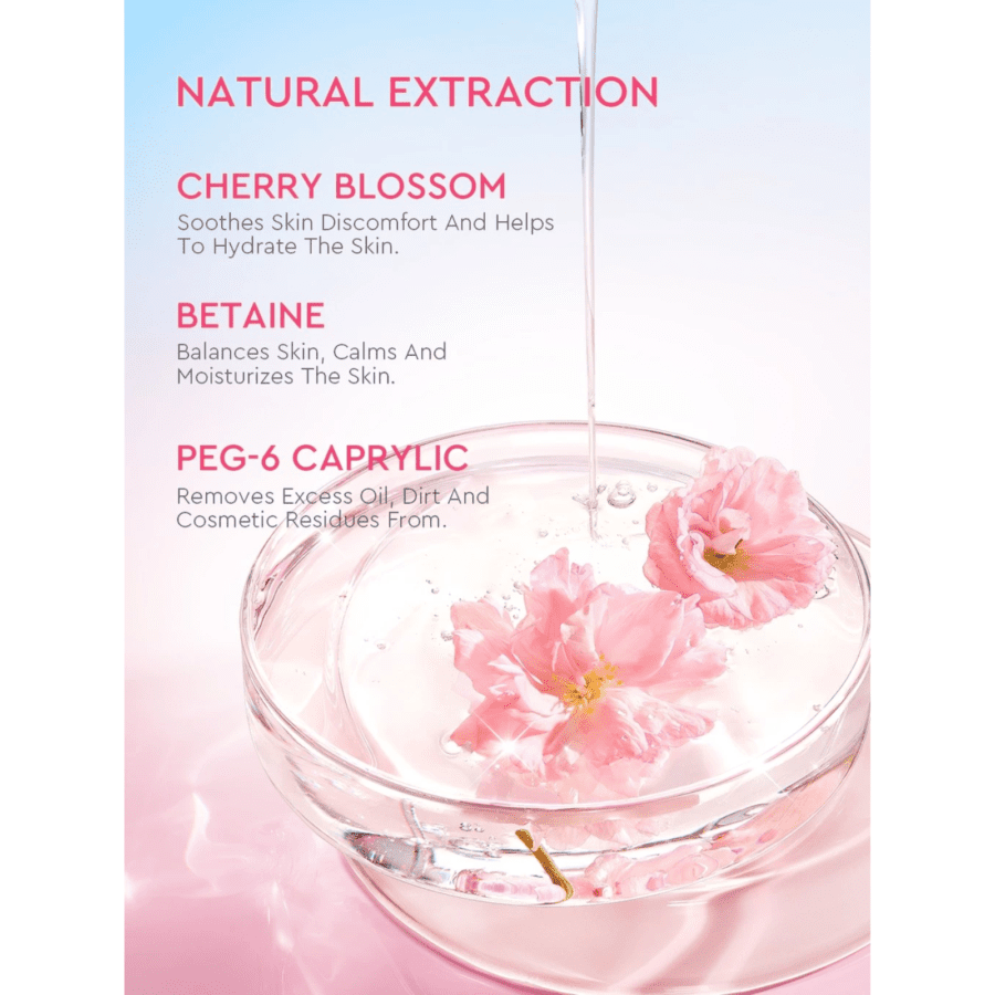 Glad2Glow Cherry Blossom Micellar Water