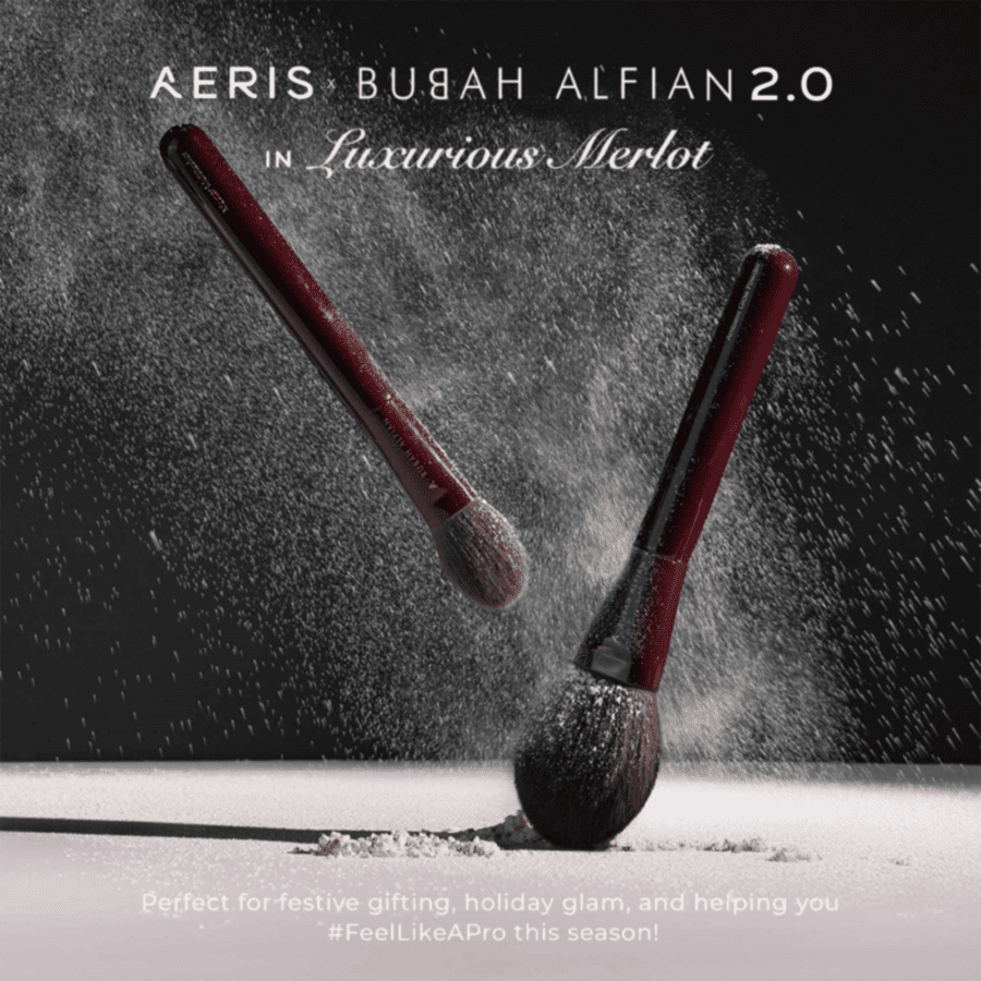 Aeris Beaute x Bubah Alfian 2.0 Merlot B3 Chiseled Cheek Brush