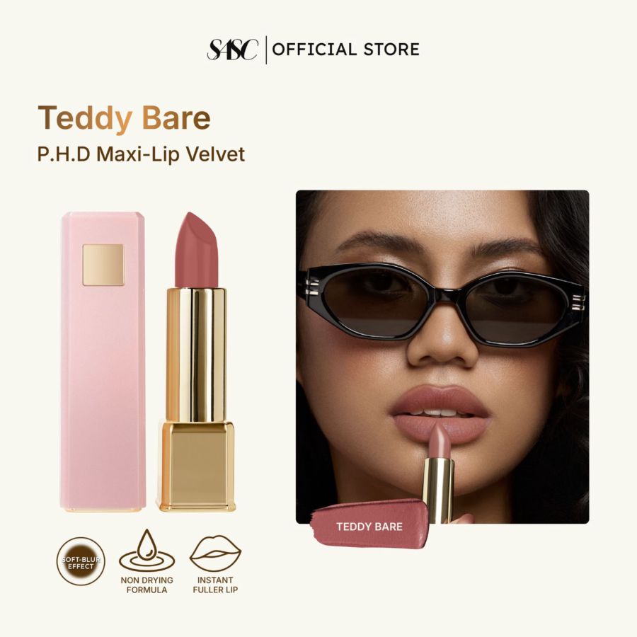 SASC PHD Maxi Teddy Bare Lip Velvet 4gram