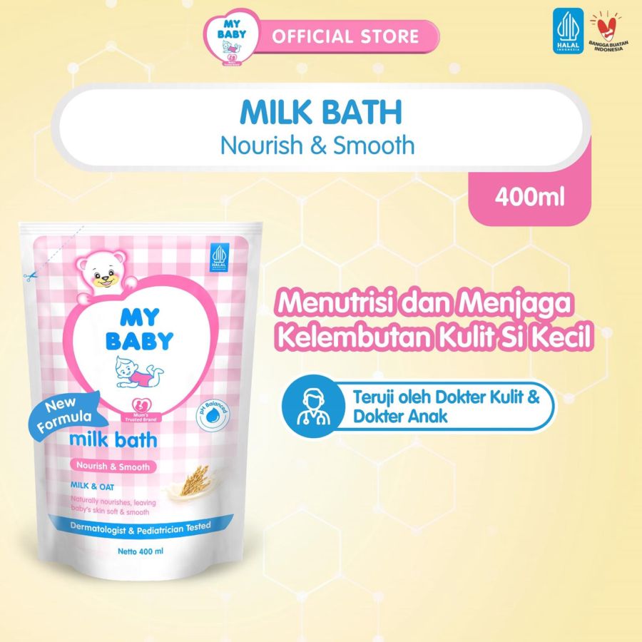 My Baby Milk Bath Nourish & Smooth Refill