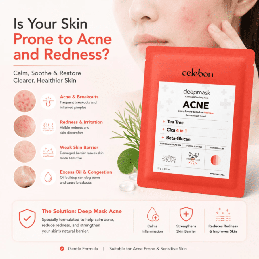 Celebon Deepmask Acne Masker Wajah