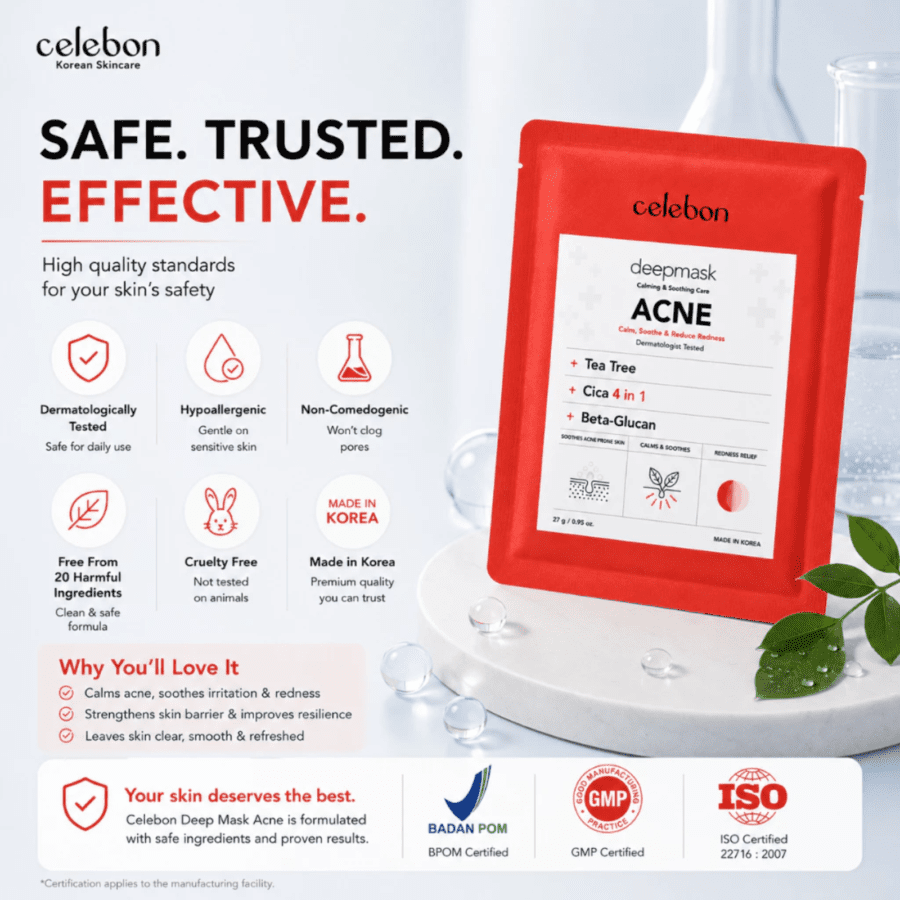 Celebon Deepmask Acne Masker Wajah