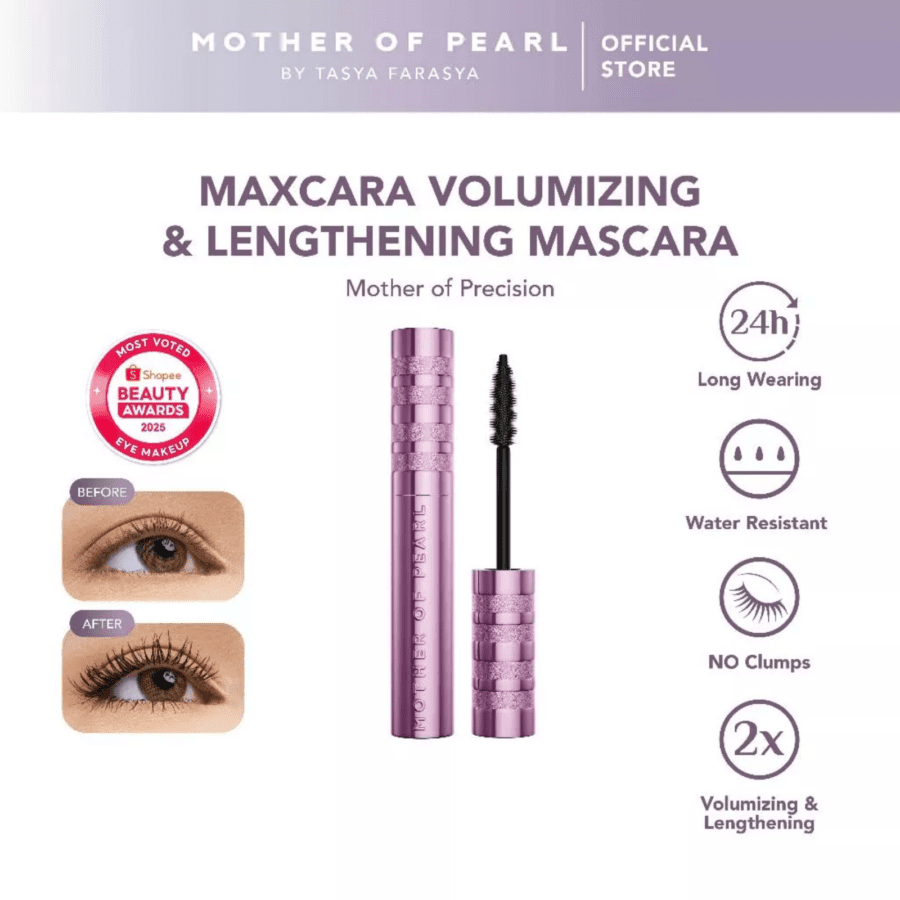 MOP Beauty MaxCara Volumizing & Lengthening Mascara
