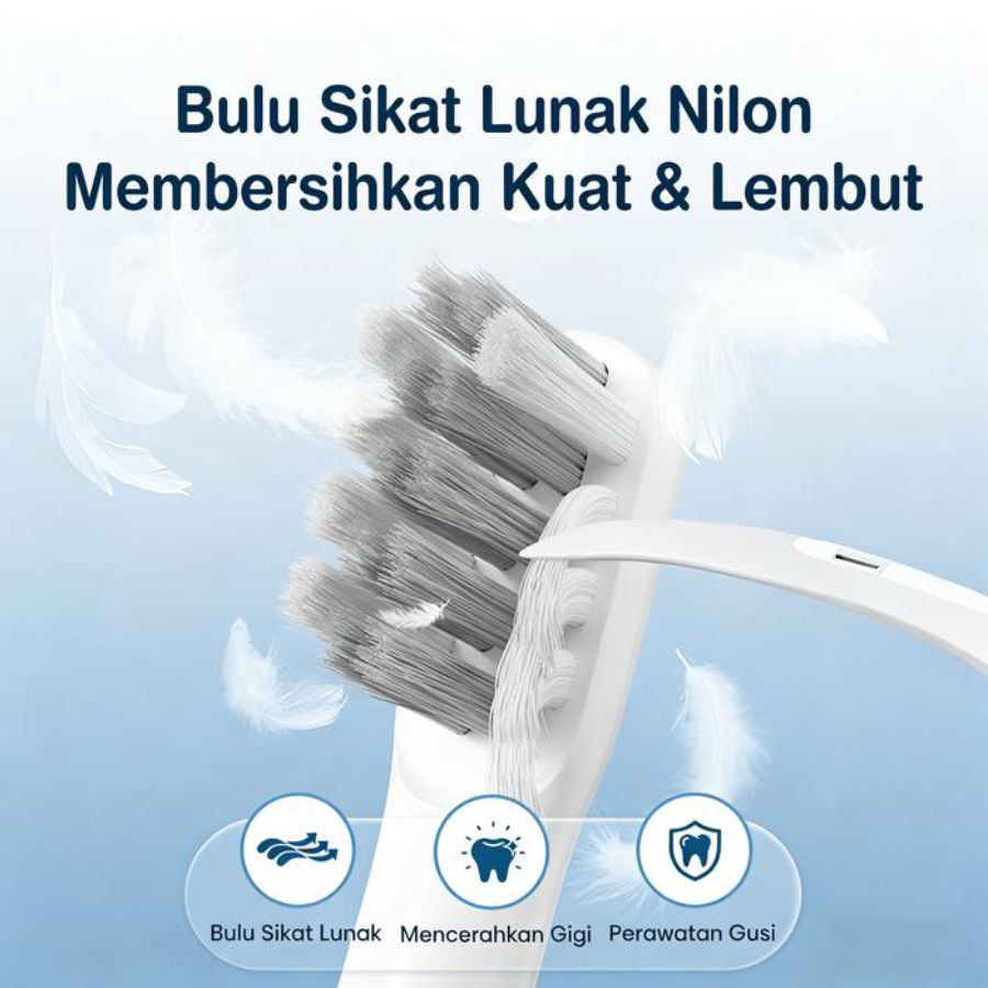 Airuidu Sikat Gigi Elektrik Sonic Pure20 1pcs