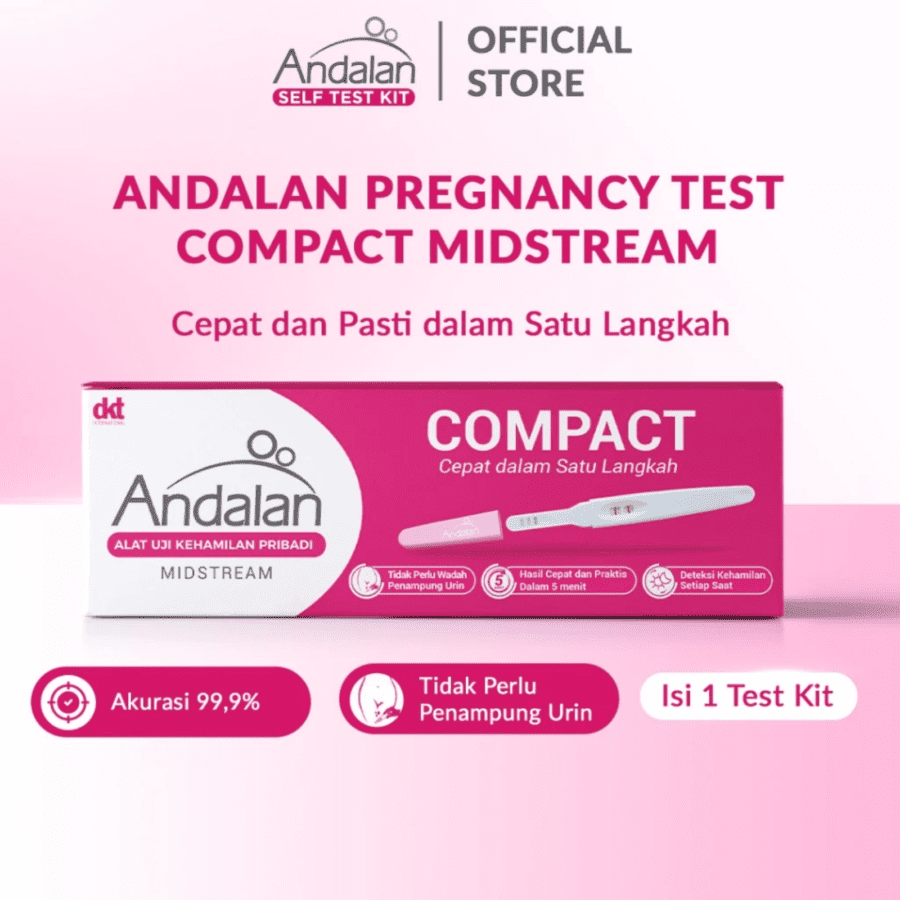 Andalan Compact Midstream Alat Uji Kehamilan