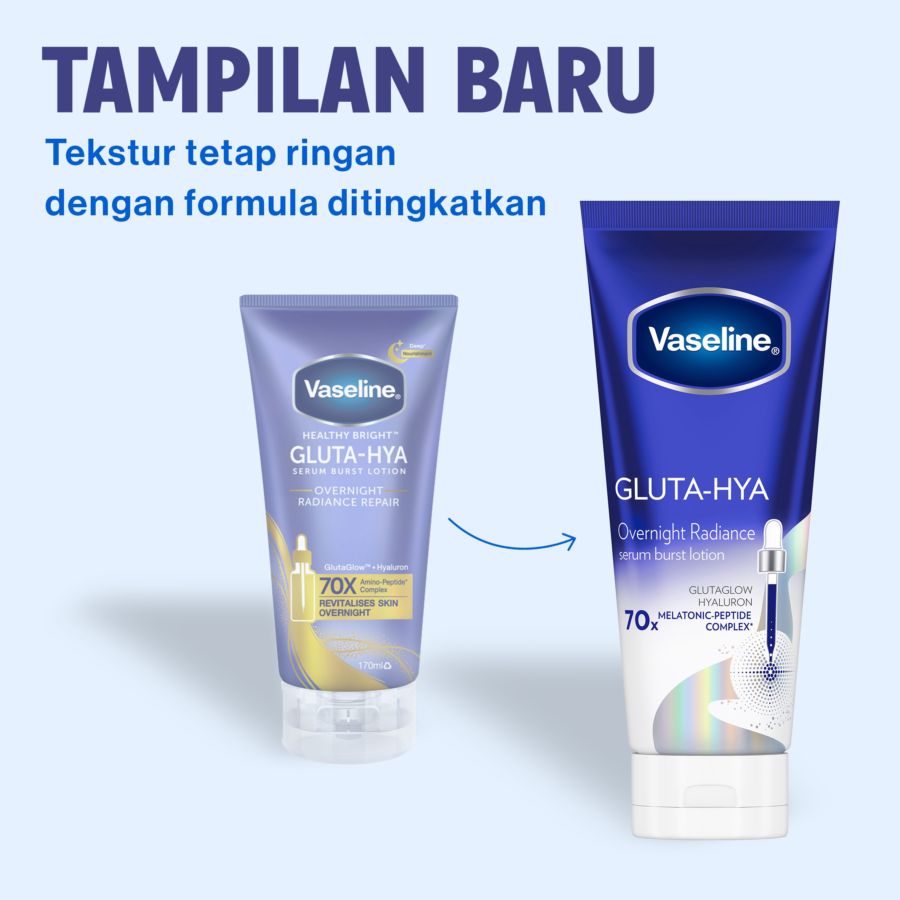 Vaseline Healthy Bright Gluta-HYA Overnight Radiance Repair Body Serum