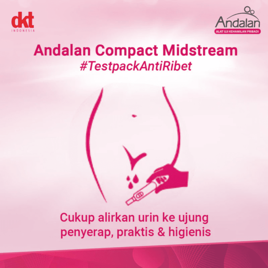 Andalan Compact Midstream Alat Uji Kehamilan