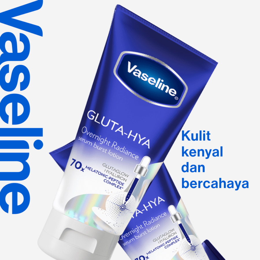 Vaseline Healthy Bright Gluta-HYA Overnight Radiance Repair Body Serum