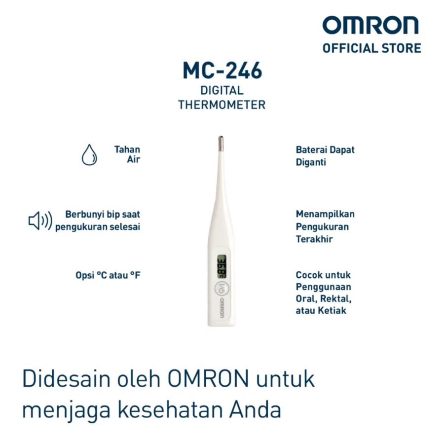 Omron MC-246 Thermometer Digital 1pcs