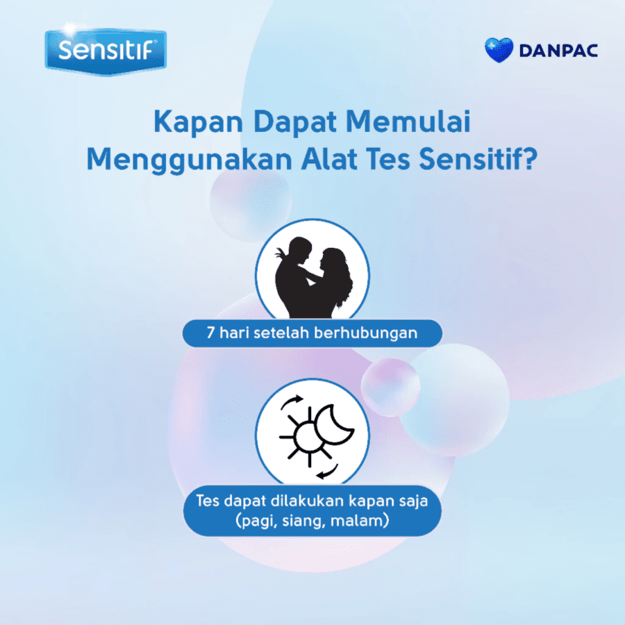 Sensitif Compact Alat Uji Kehamilan 1pcs